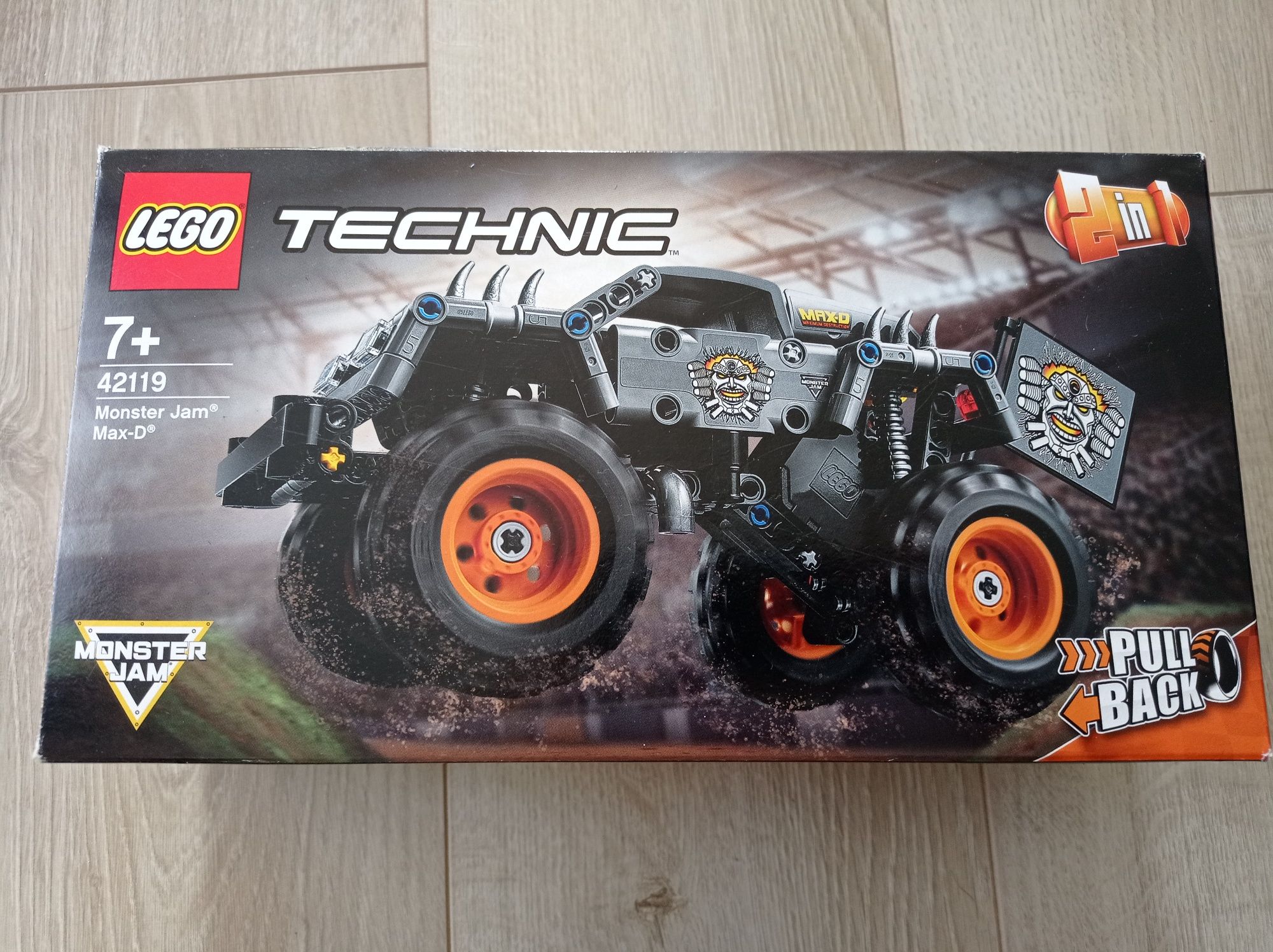 LEGO klocki technic 42119 monstertruck z napędem quad 2w1