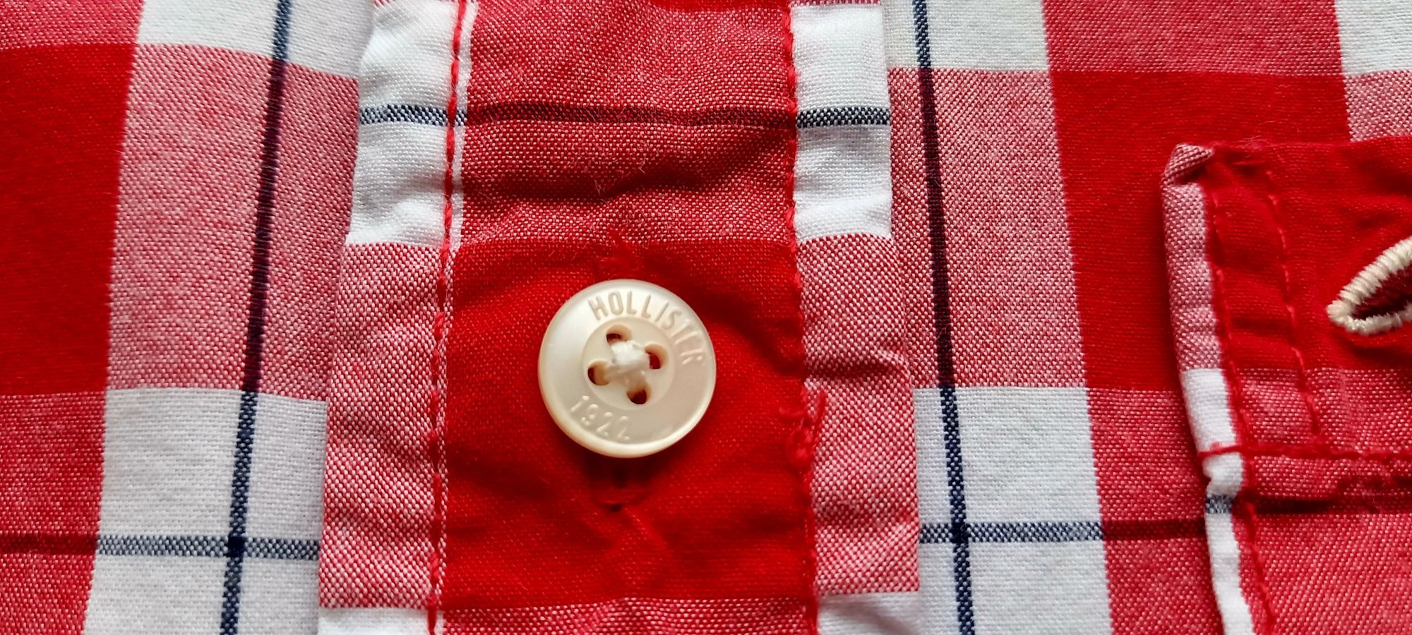 Hollister by Abercrombie&Fitch, męska koszula w kratkę, roz. S