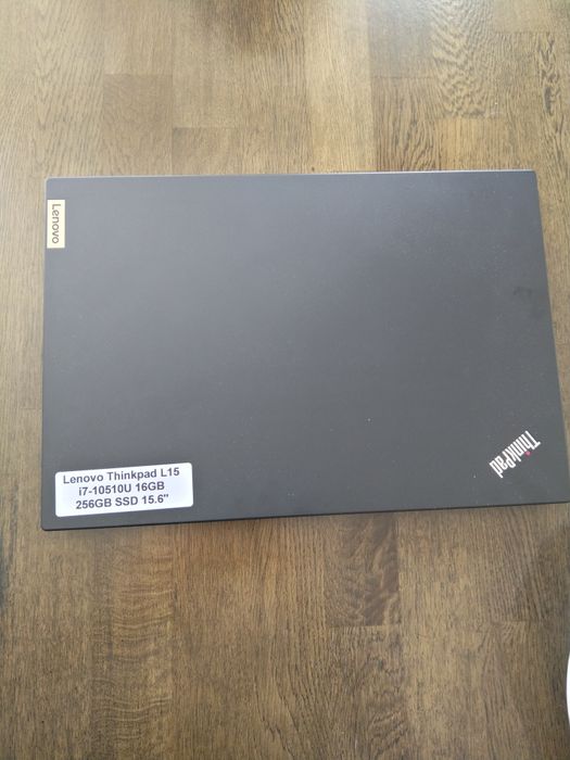 Lenovo ThinkPad L15 i7-10510U 16GB 256GB SSD 15.6 Laptop