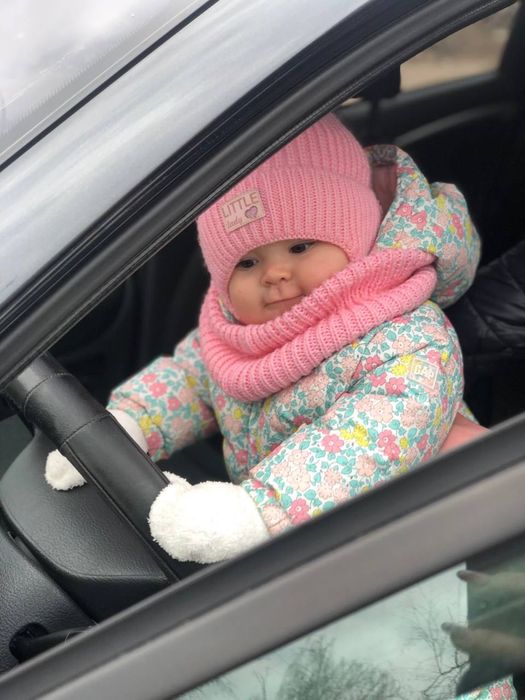 Зимовий комбінезон фірми GAP на дівчинку 12-18 міс.
