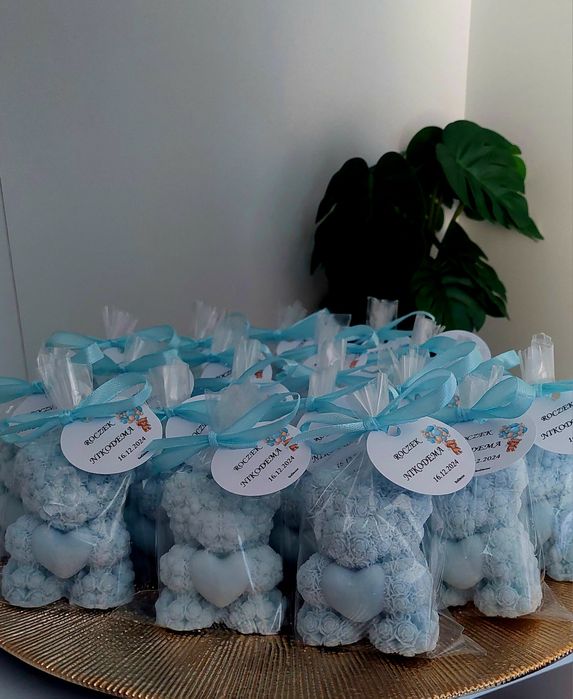 Świeca sojowa Miś podziękowania