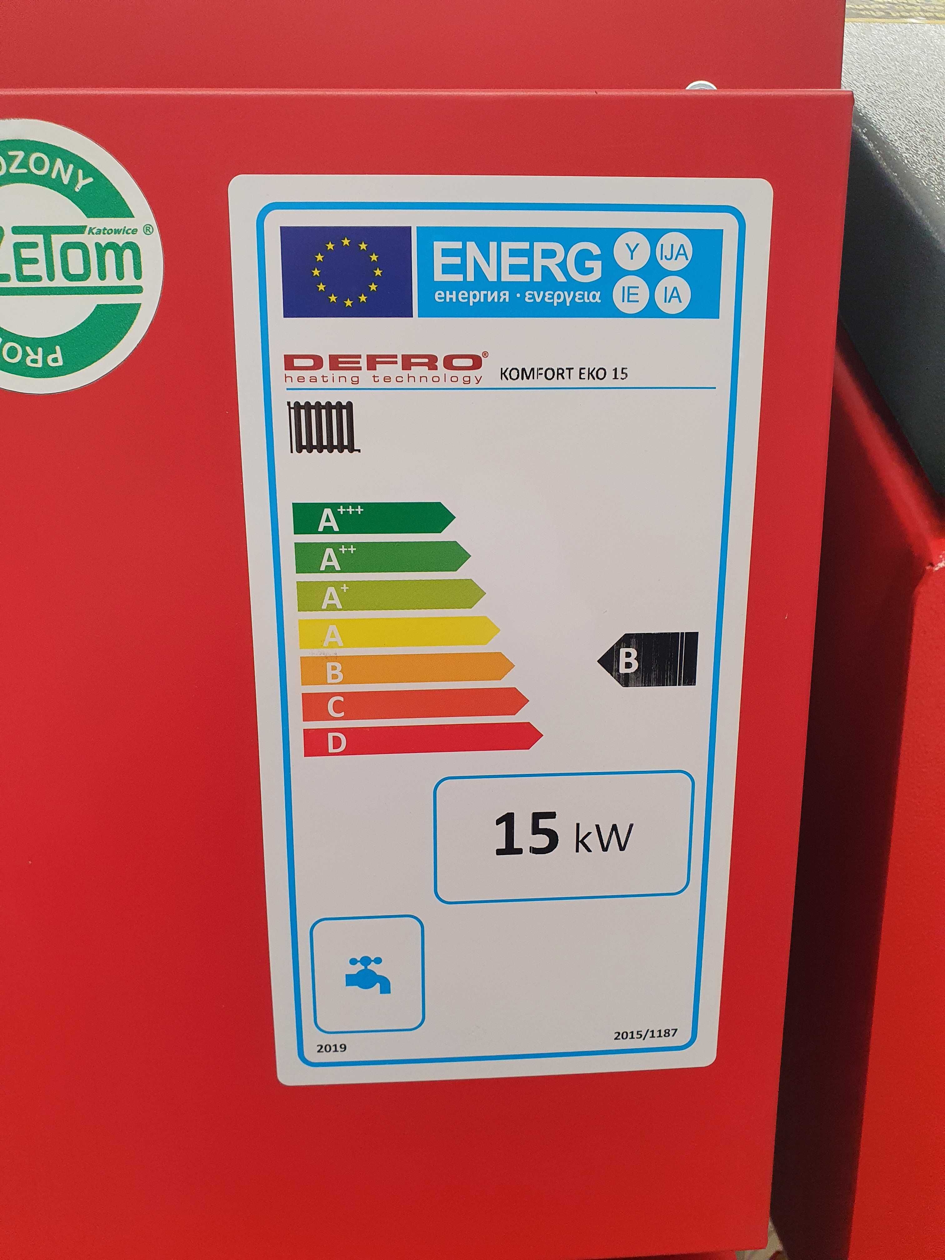 Kocioł Defro Komfort Eko 15 kW kocioł na ekogroszek z podajnikiem