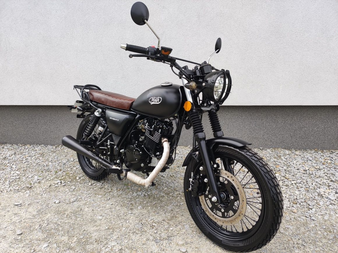 MASH Seventy Five 125cc kat.b jak nowy bezwypadkowy na silniku Suzuki
