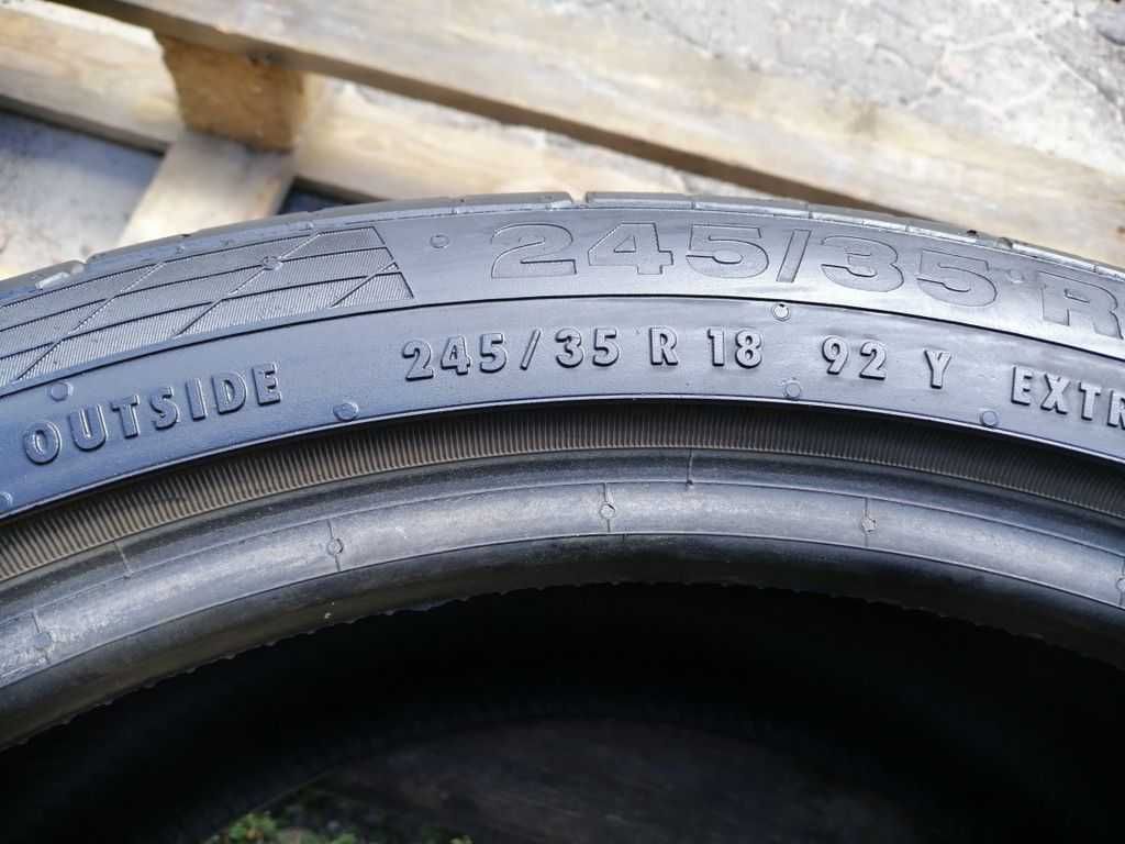 245/35R18 Continental Conti sport Contact 5 шини бу літо 2 штуки