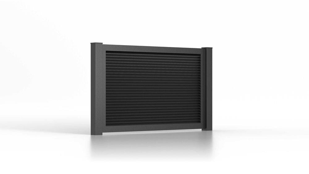 Brama skrzydłowa wjazdowa aluminiowa uzbrojona kolekcja OPTIMA 3x 1,5m