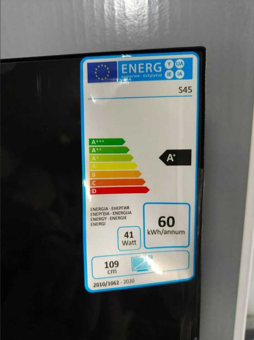 Телевізор 45 дюймів Smart Samsung з голосовим управлінням телевизор