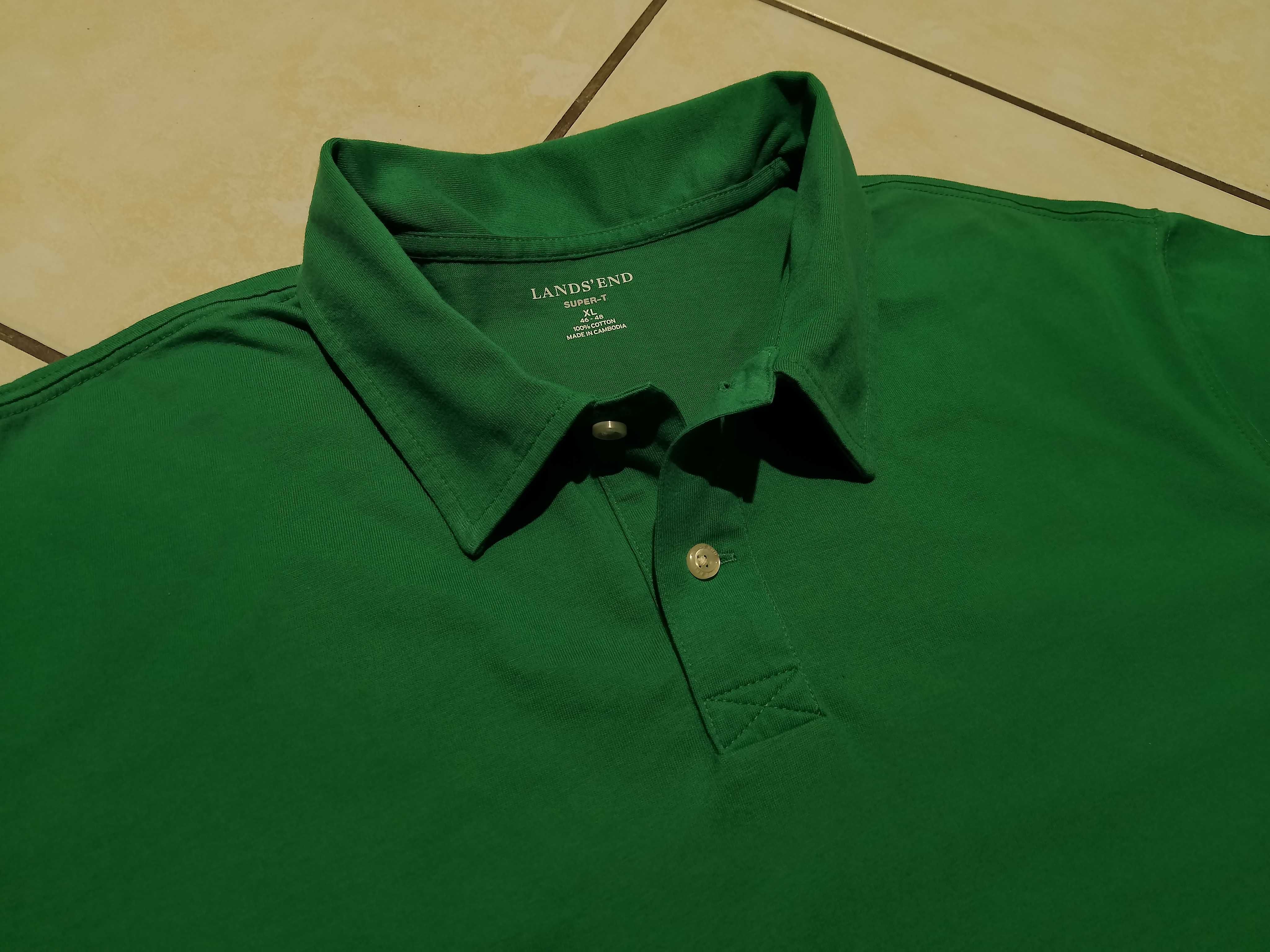 LANDS END USA - NOWA! Koszulka Polo Męska rozmiar XL