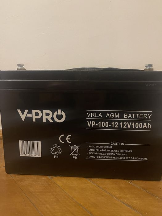 Акумулятор ГЕЛЕВИЙ   VOLT POLSKA    AGM 12V 100Ah