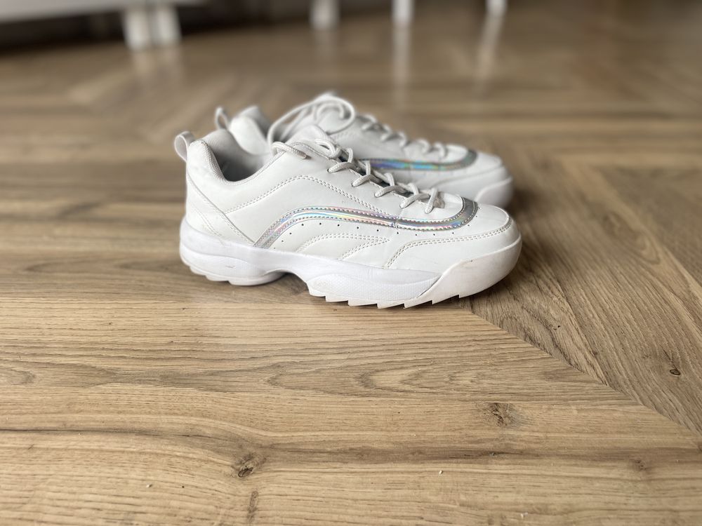 Białe buty damskie 38 Sneakersy Primark