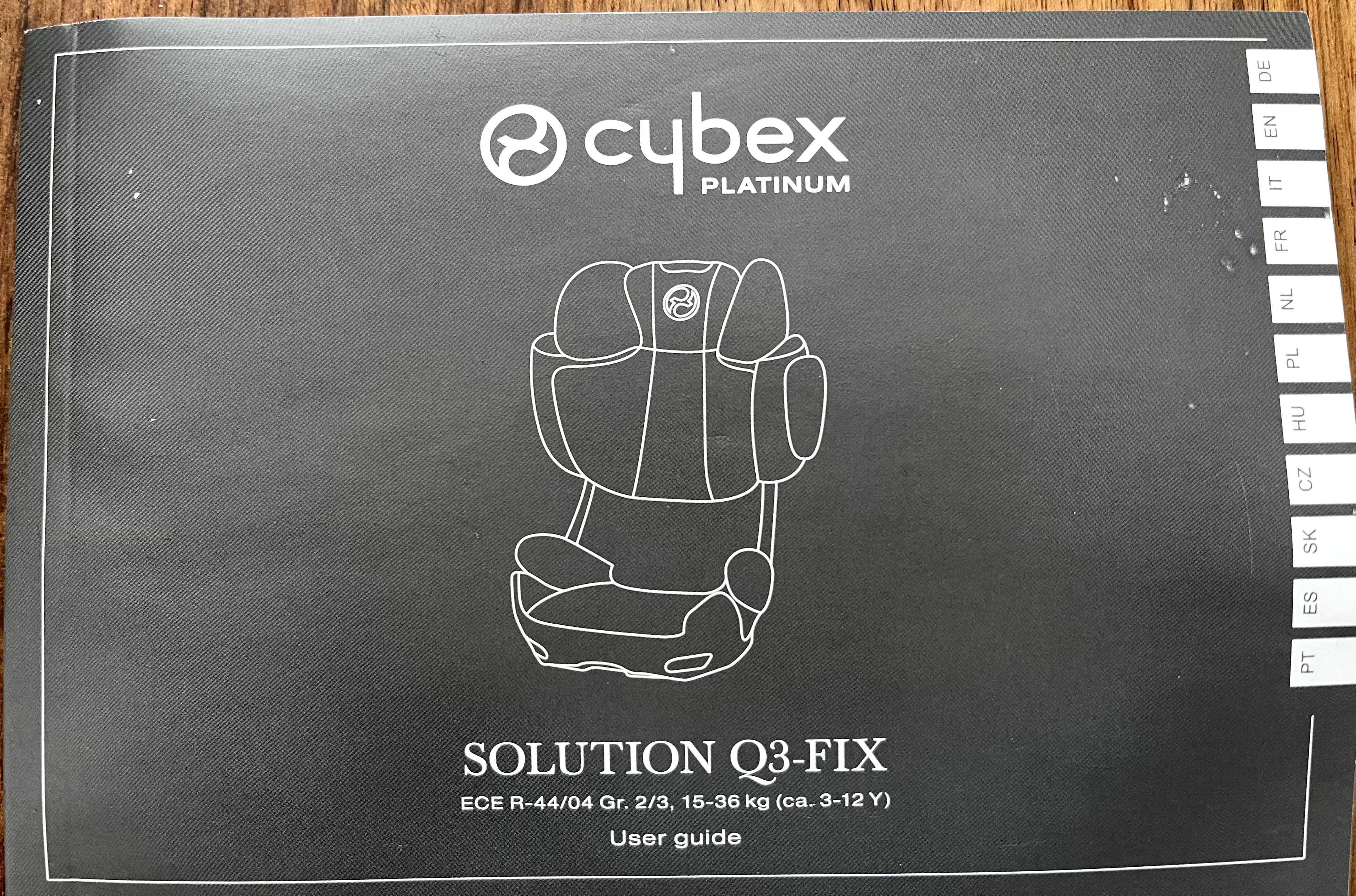 Cadeira auto Cybex Platinum Solution Q3-Fix - grupo 2/3