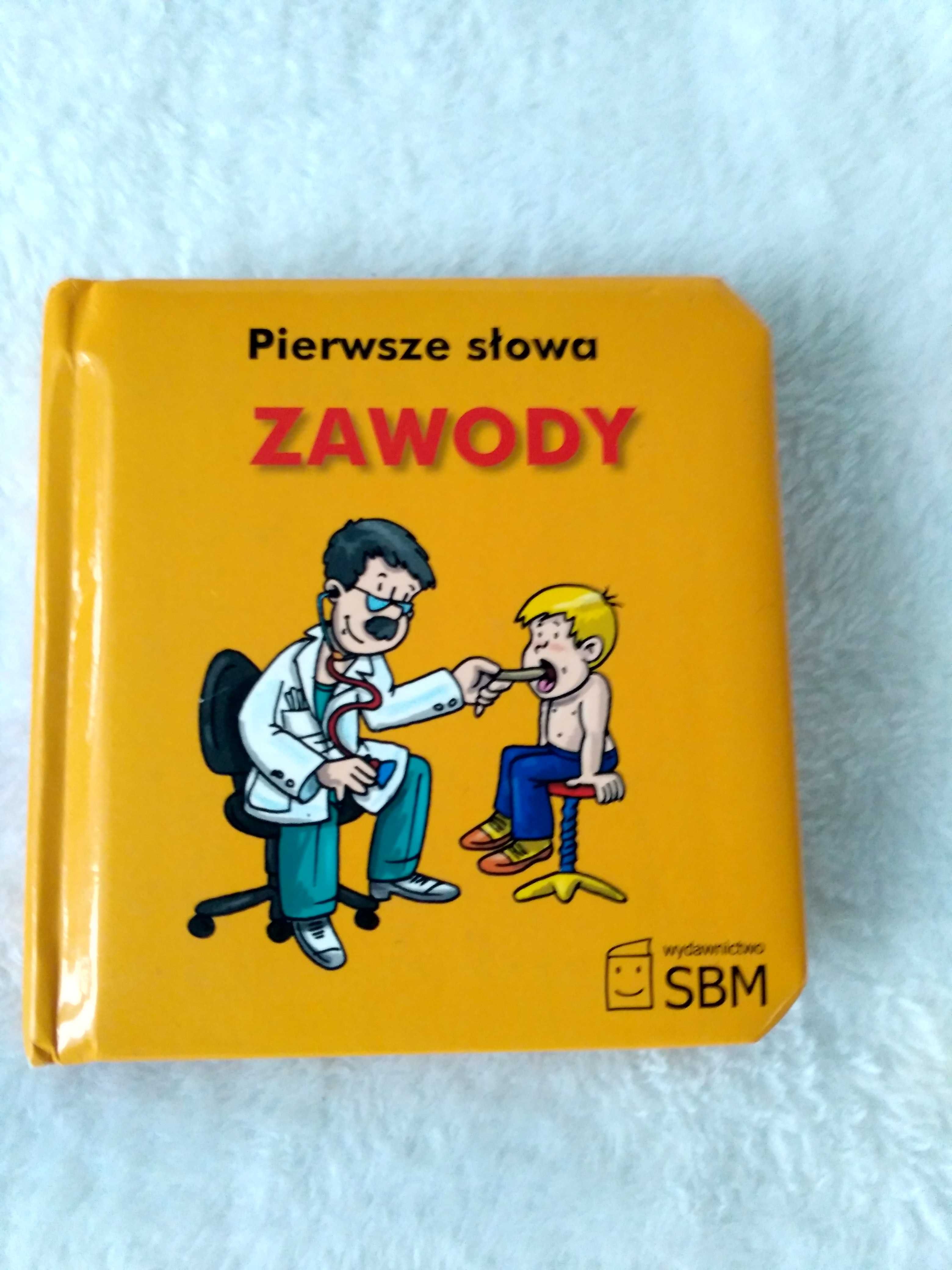 Książka Pierwsze słowa Zawody książeczka dla dzieci nauka mowy