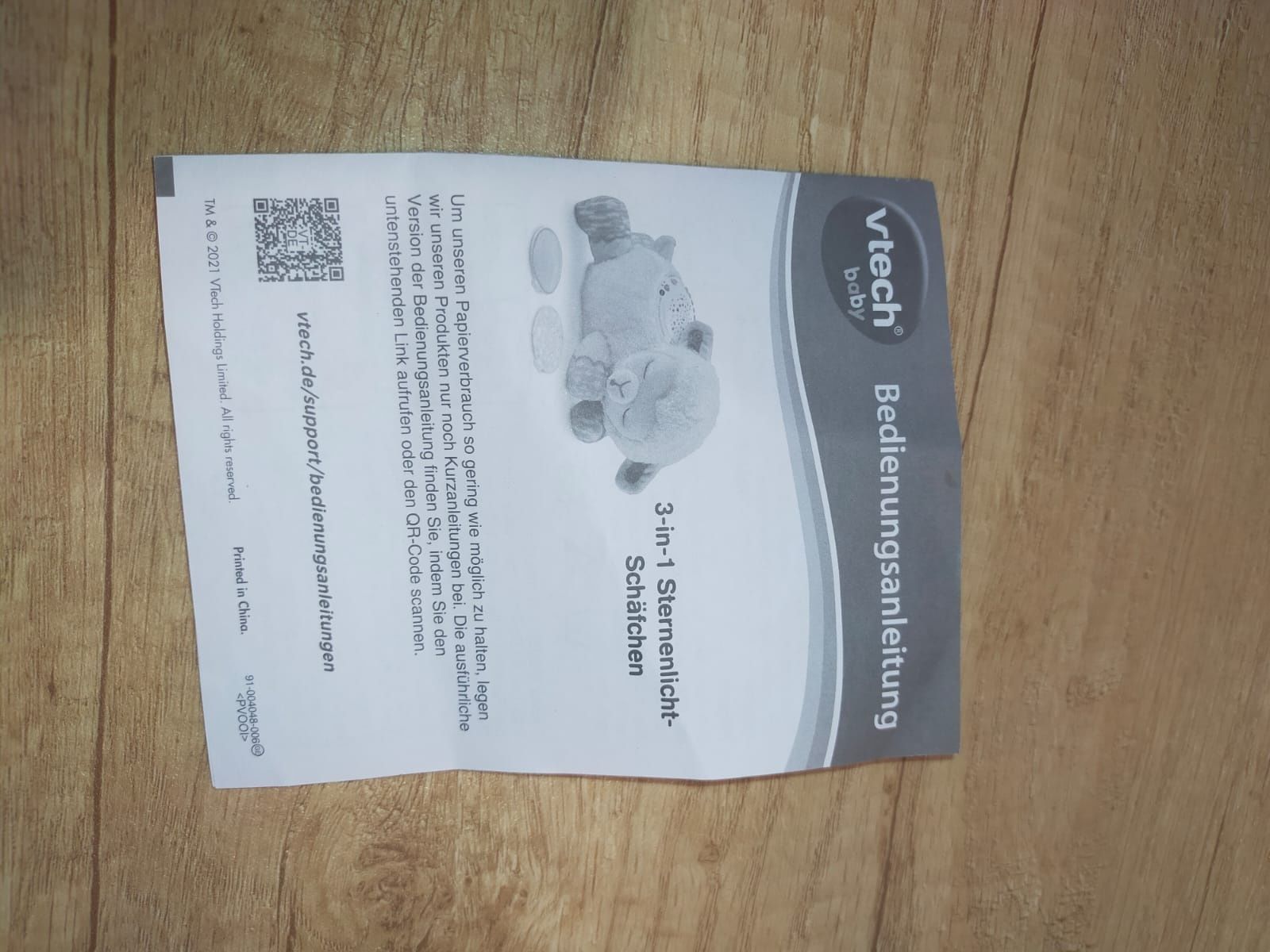 Przytulanka z projektorem VTech Starlight Sheep jęz. niemiecki FG28-15