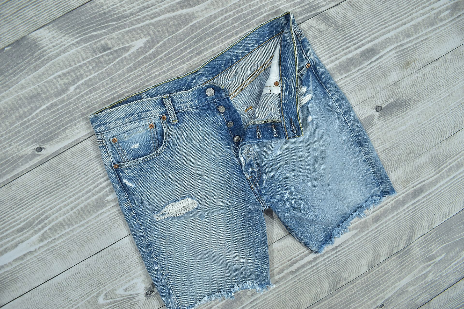 LEVIS 501 Spodenki Jeansowe Bermudy Szorty / 36