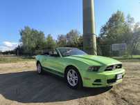 Ford Mustang Cabrio 3.7 V6 305KM V lift 2013 Envy Green zarejestrowany