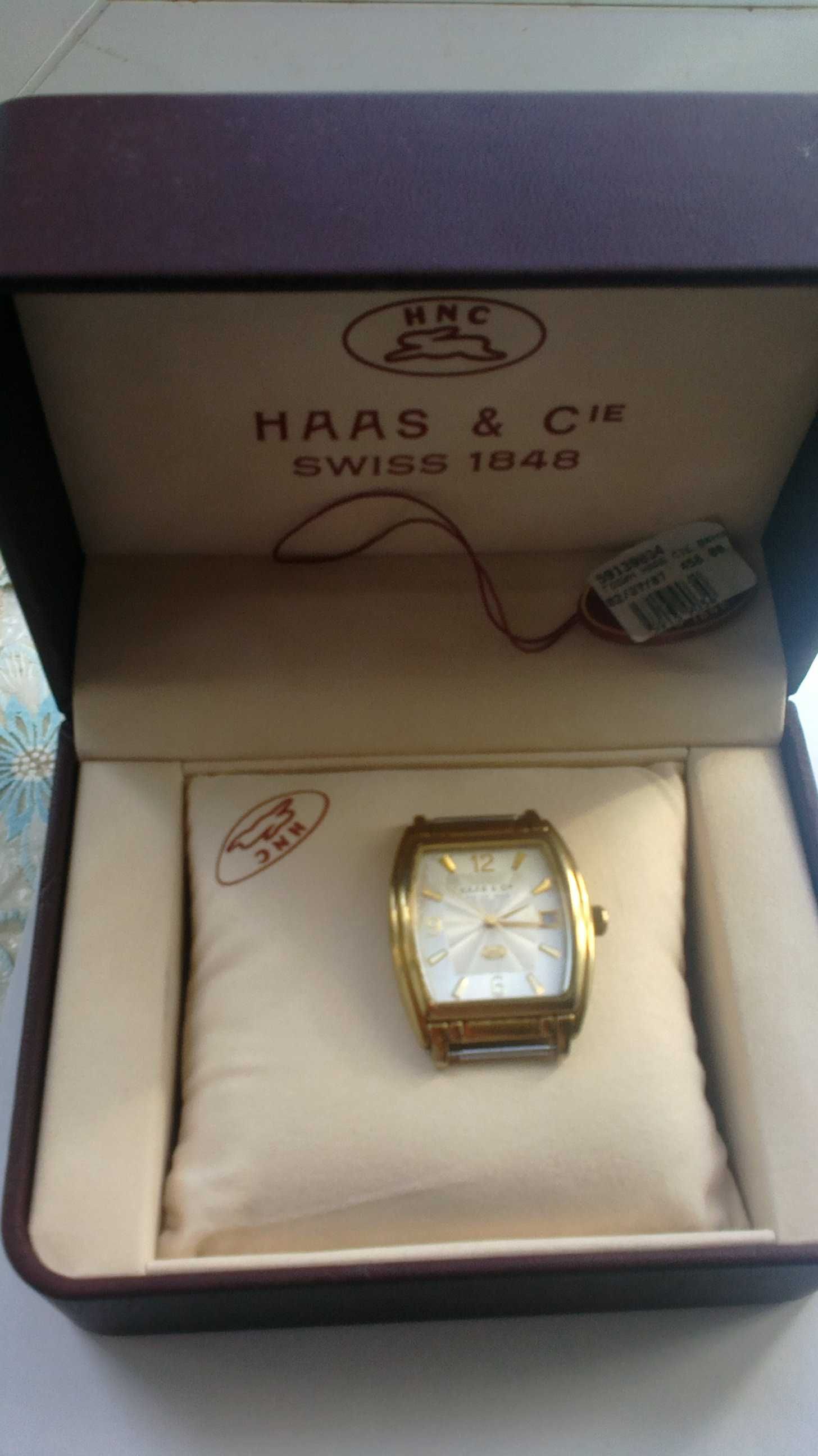Часы мужские марки HAAS & C ie (Швейцария) нерабочие часовому мастеру.