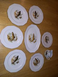 Zestaw obiadowy do ryb Bavaria Winterling, porcelana