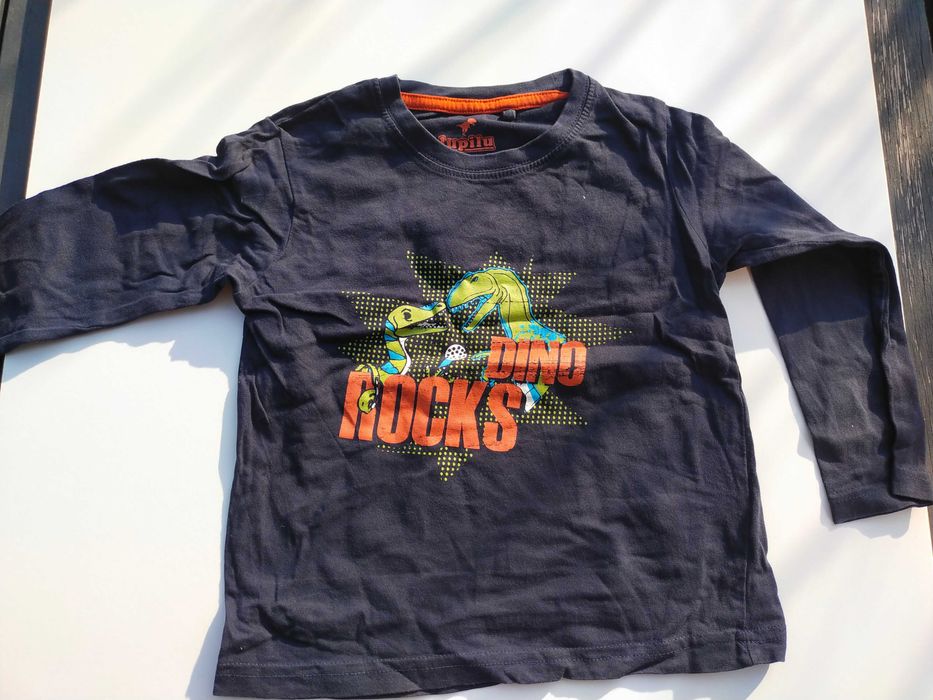 Koszulka z długim rękawem piżama chłopięca 98-104