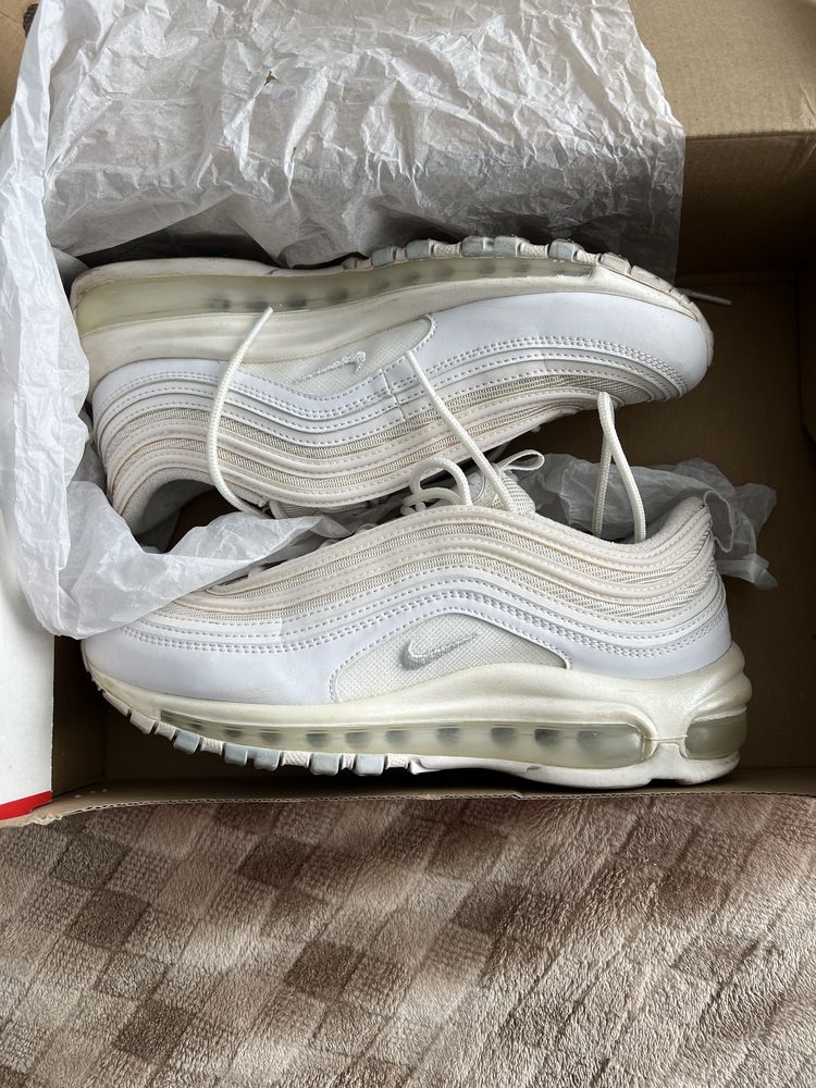 Nike w air max 97 white pure platinum жіночі