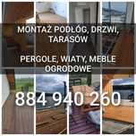 Montaż podłóg, drzwi, schodów, tarasów, pergola, zadaszenia– Renowacje