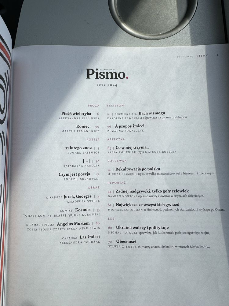 Magazyn Pismo luty 2024 (numer 74)