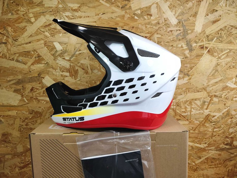 Велошлем велофул 100% Status фулфейс шолом 100 Percent Новий