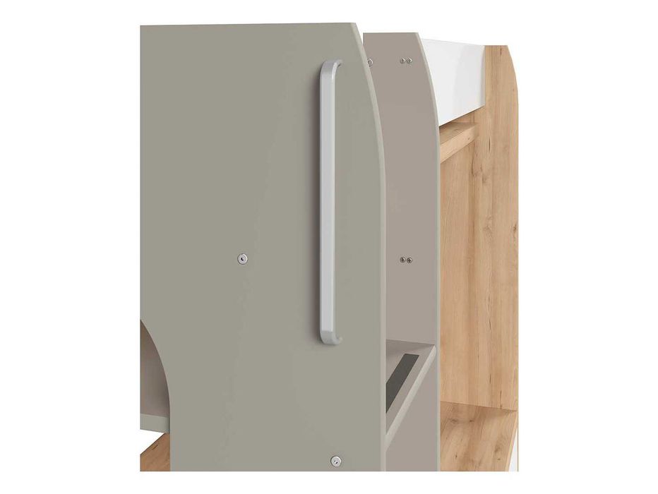 Łóżko piętrowe Namek 180x80 cm z materacami - jak nowe, na gwarancji