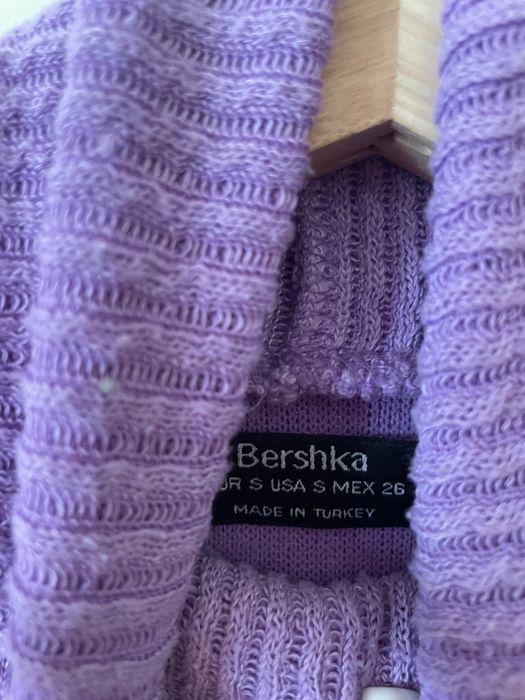 Camisola de malha gola alta Bershka