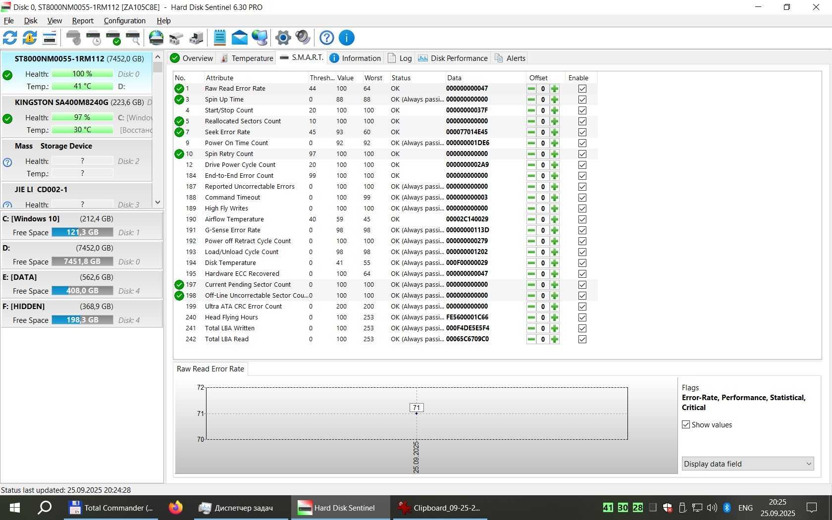 Жорсткий диск HDD 8 TB - ST8000NM0055-1RM112 (ZA105C8E)