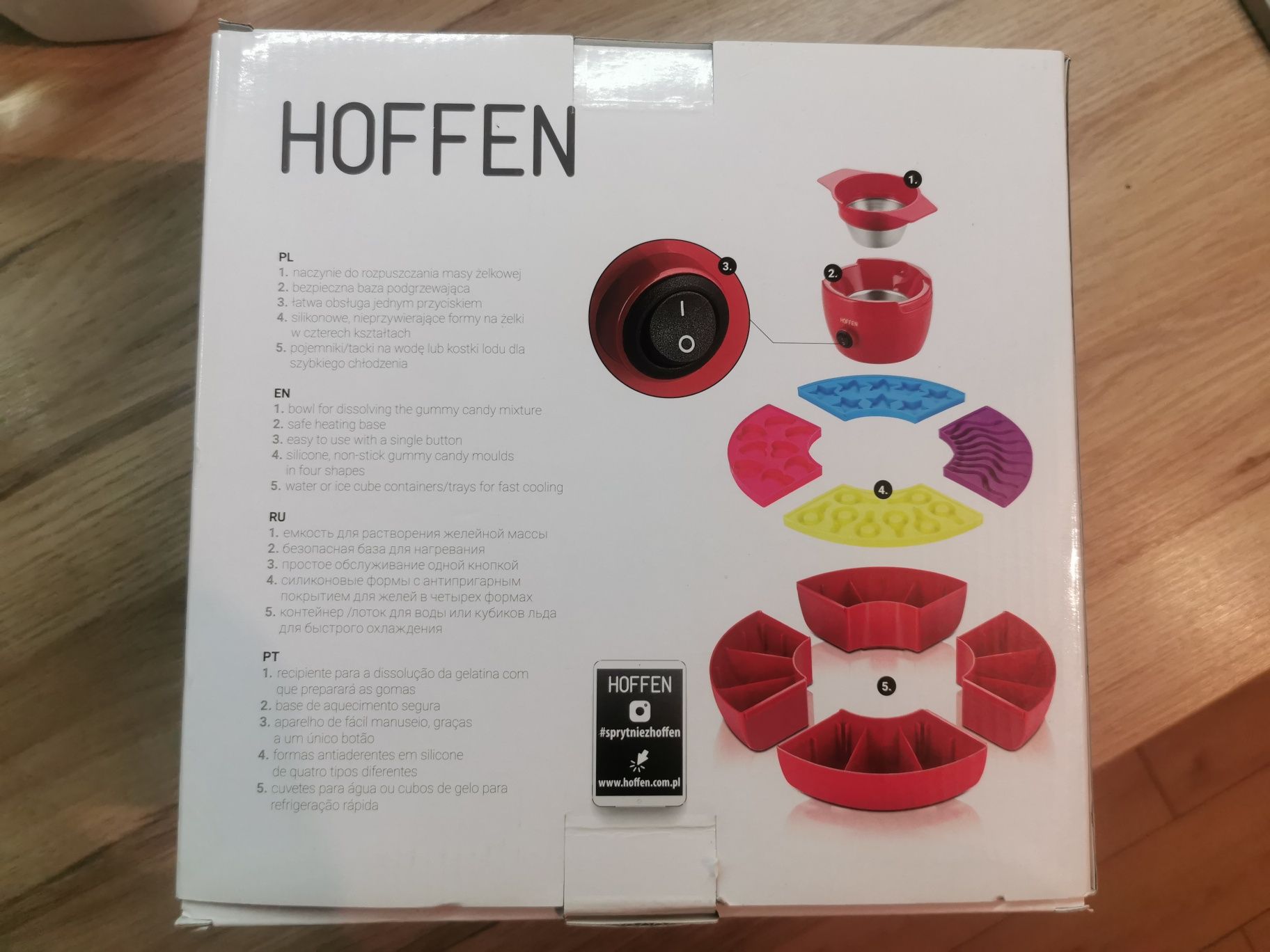 Urzadzenie do robienia żelków Hoffen