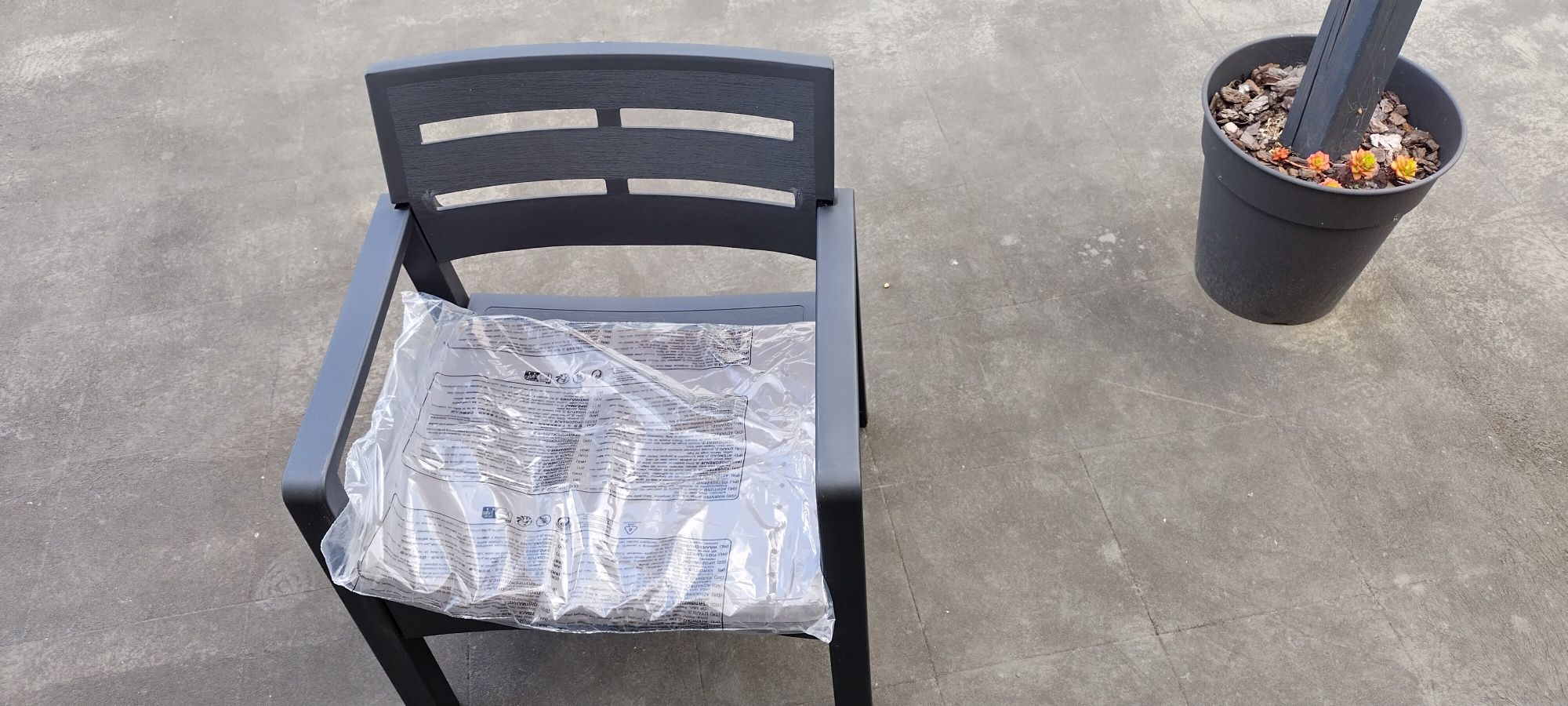 Conjunto jardim exterior novo com almofadas top 1xcadeirão de 2 luga