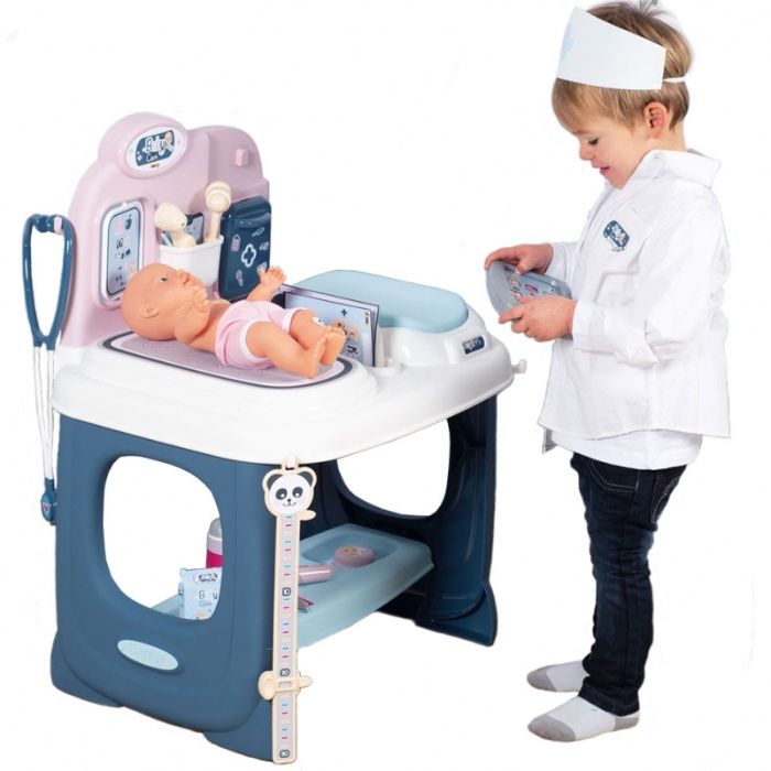 Smoby Opiekunka elektroniczna Baby Care Centrum Opieki + Lalka