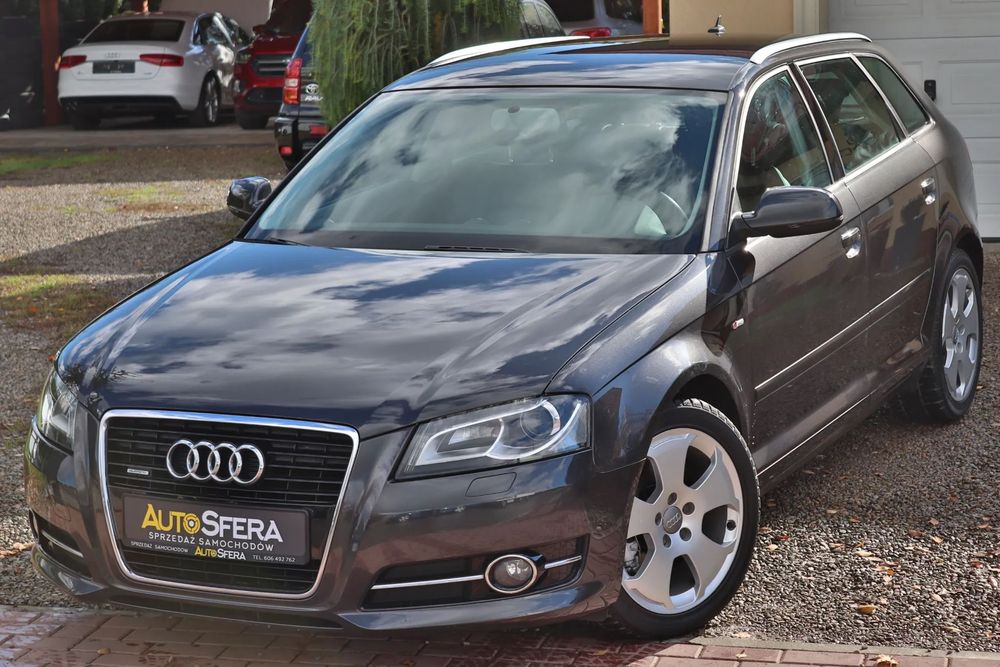 Audi A3 Sportback 2.0 tdi 4x4 quattro s-line skóry oryginał Navi Grzane fotele Okazja