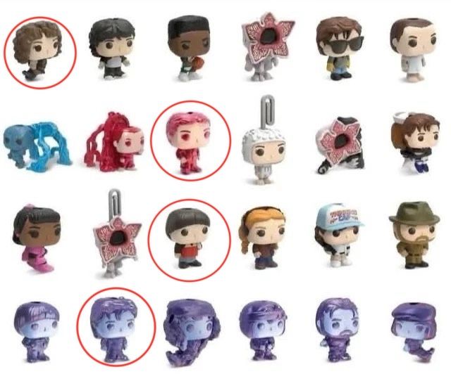 Фігурки Дивні дива / Stranger Things Kinder Joy