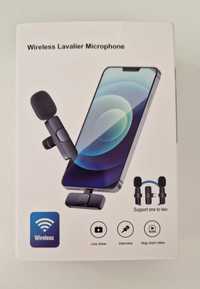 Microfone Lapela Sem Fios Iphone/Android - NOVO