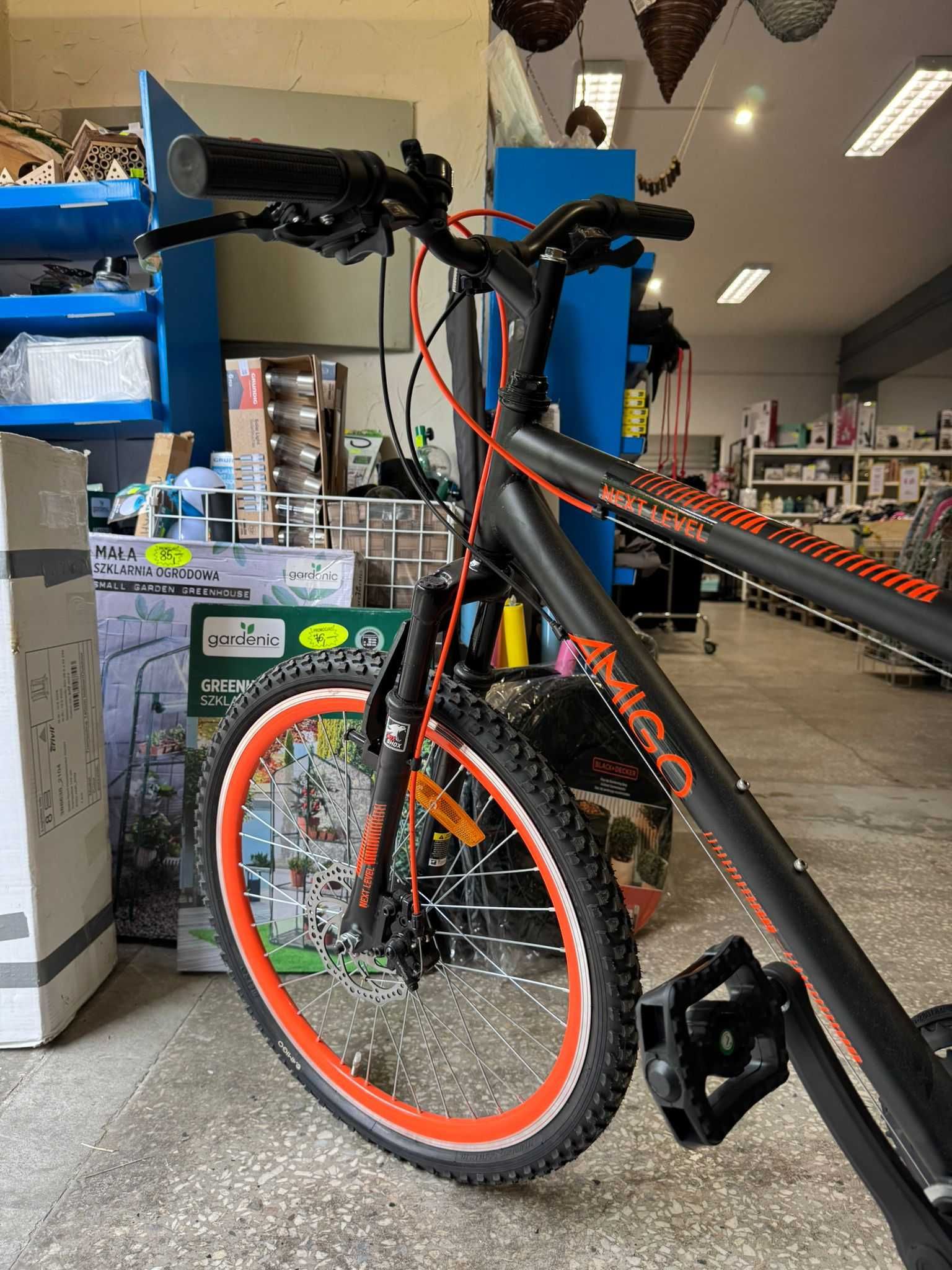 Amigo Next Level 24CAL 39 cm Junior Hamulce szczękowe Czarny/Pomarańcz