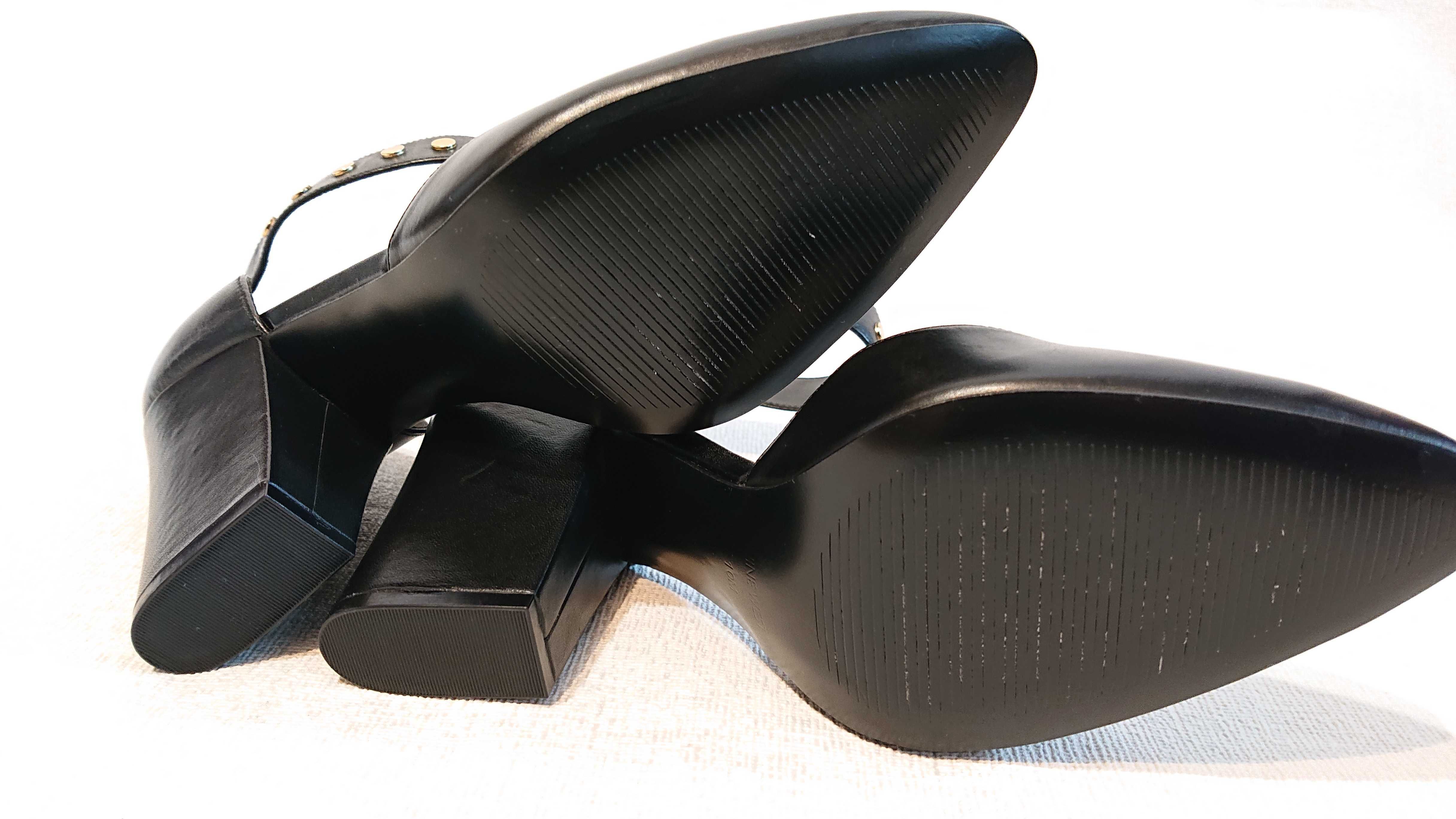 Женские кожаные босоножки Nine West 40 41 туфли сандалии кожа