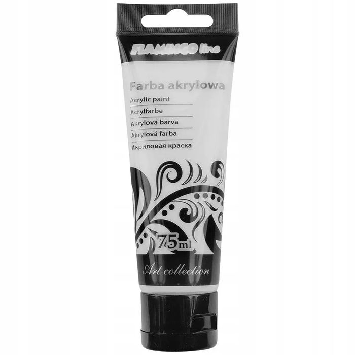 Farba akrylowa 75ml 111 srebrna. Titanum. Nowy Produkt