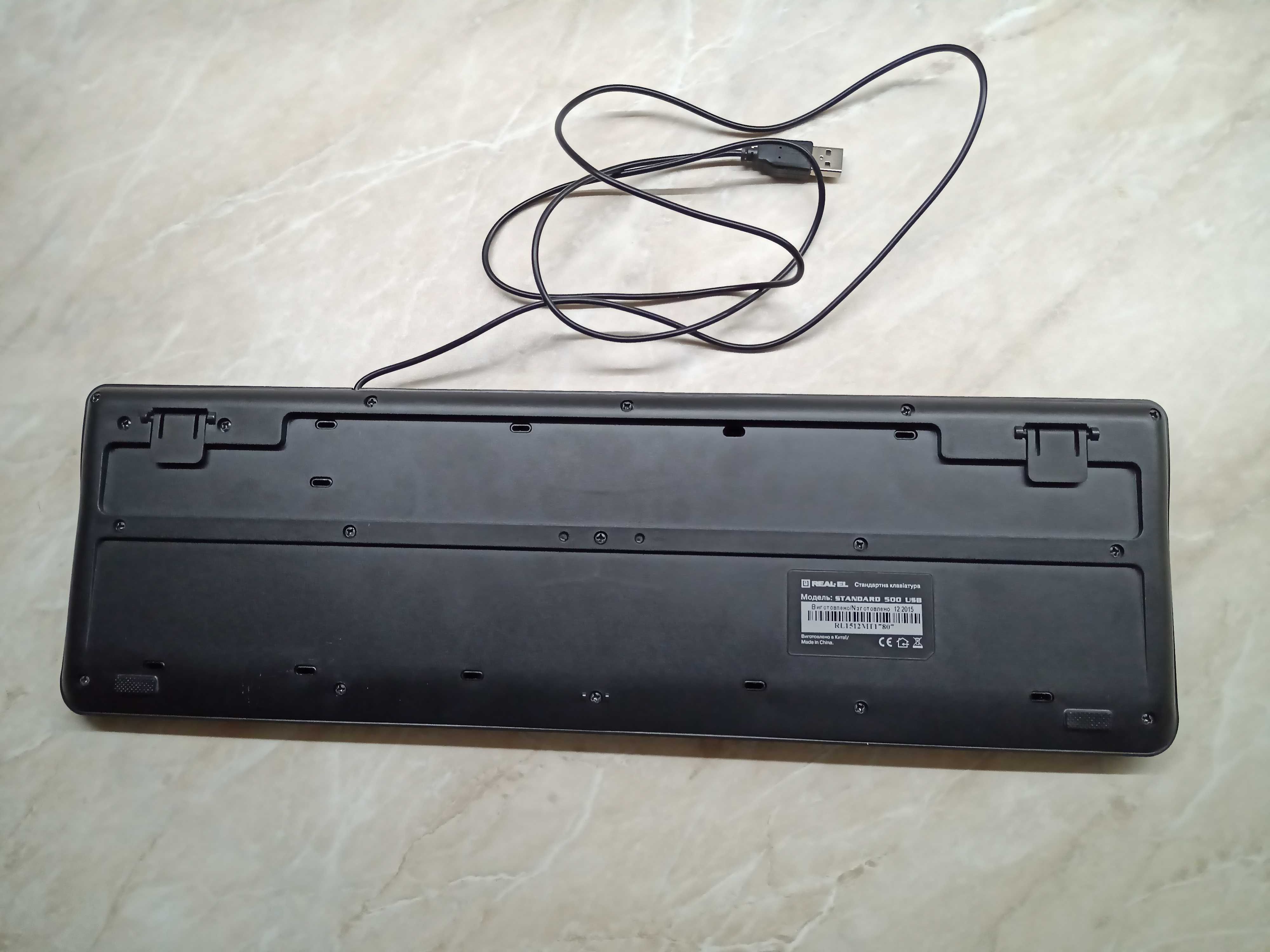 Клавіатура REAL-EL 500 Standard USB Black