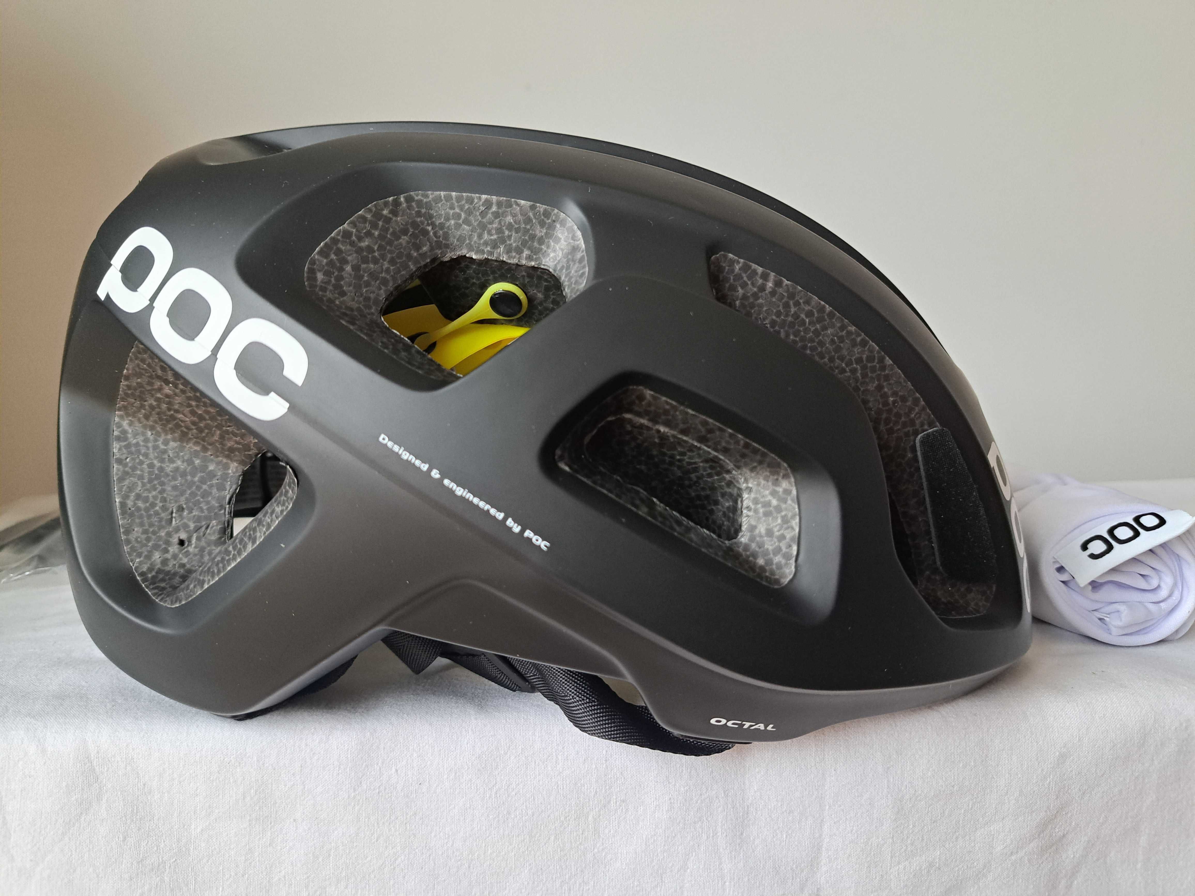 Kask rowerowy Poc Octal Mips Uranium Black Matt L 56-62cm