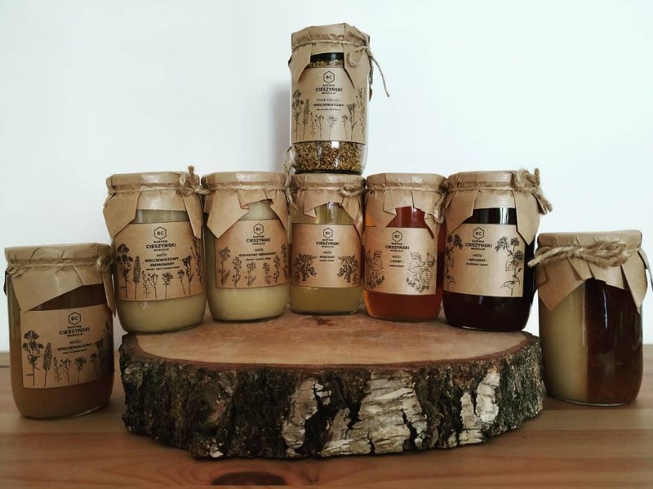 Miód Rzepakowy  1kg propolis, pyłek, pierzga