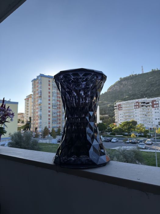 Banco Kartell stool crystal