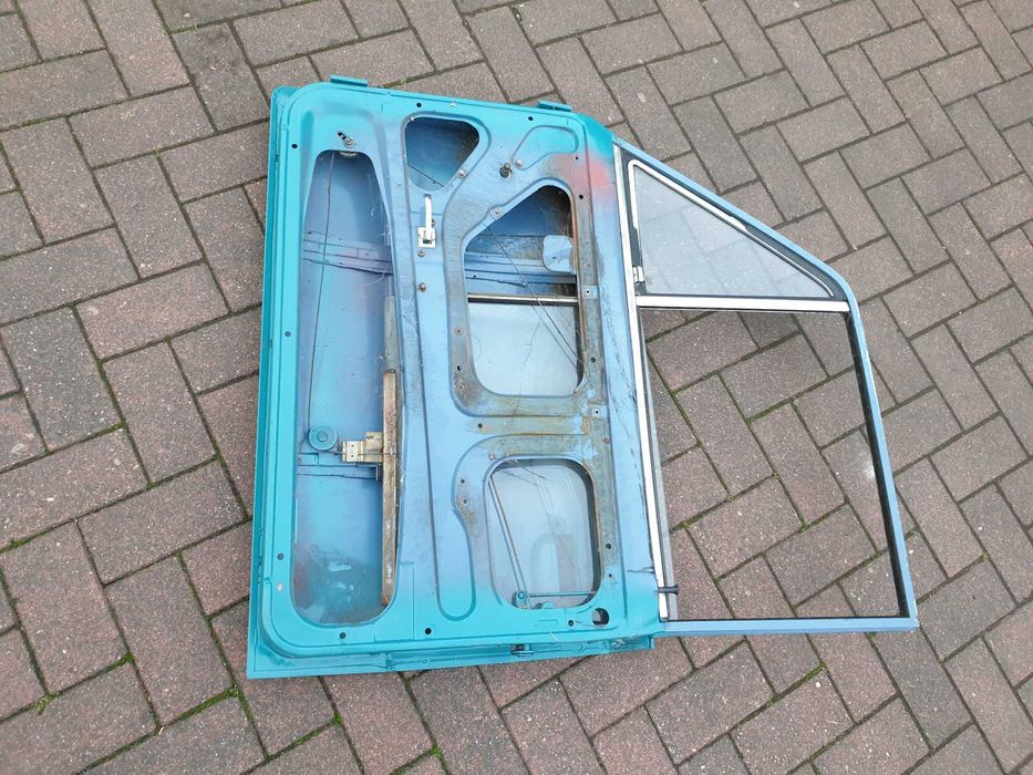 Fiat 125p  Drzwi przednie prawe FSO przód pasażera fletnerka szyba