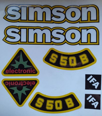Naklejki Simson S50B Electronic