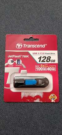 Накопитель флешка USB 3.0 TRANSCEND JetFlash 790 128GB (TS128GJF790K)