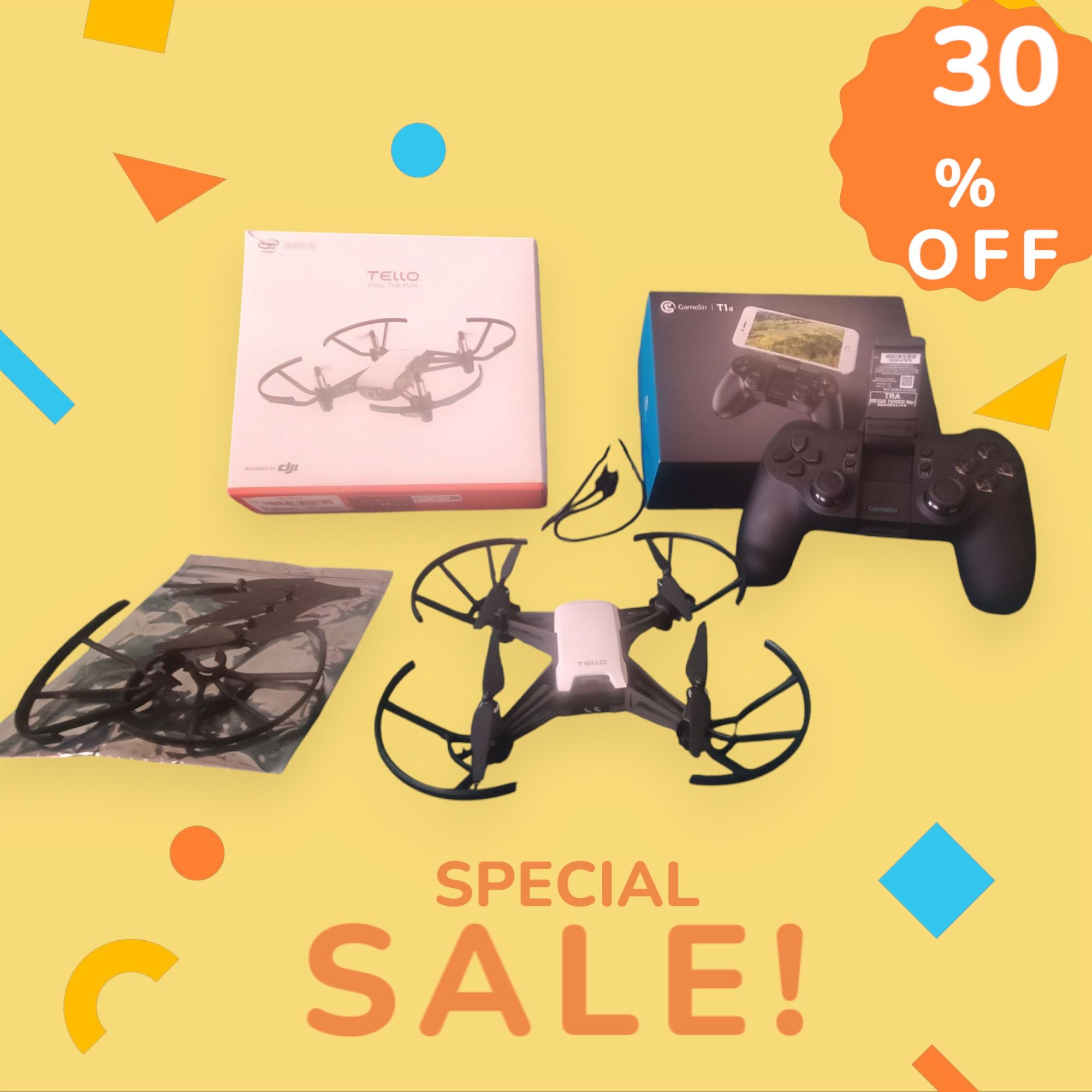 Dron DJI RYZE TELLO + Kontroler