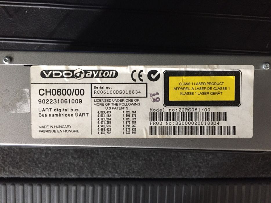 Caixa 6 CD VDO para AUTO