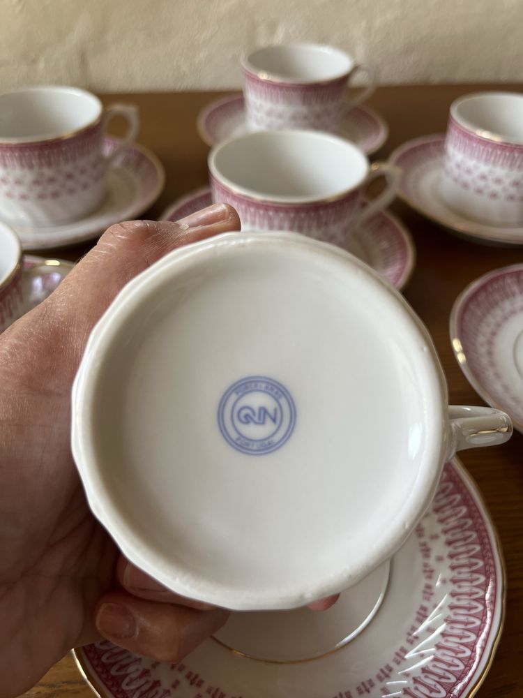 Servico de Chá em porcelana QIN Portuguesa