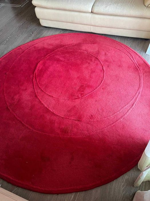 Tapete de Sala Redondo IKEA Pêlo Curto +/-250cm