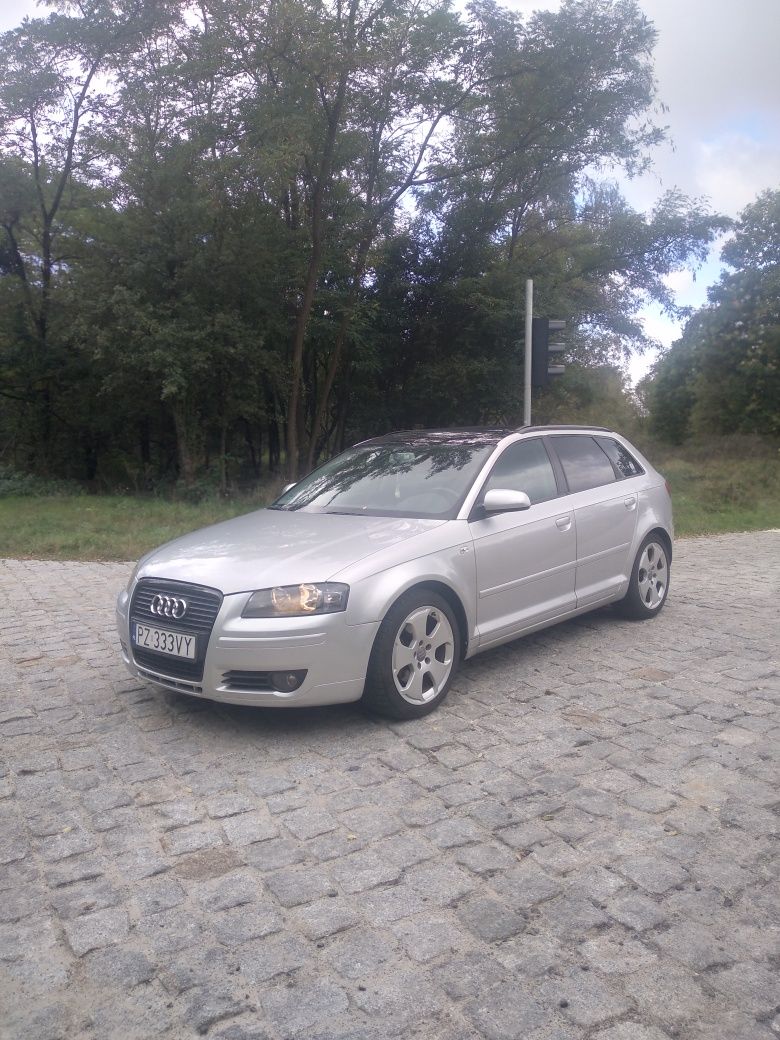 Audi a3  2007r sportBeck  automat panorama dach benzyna 200km Zamiana