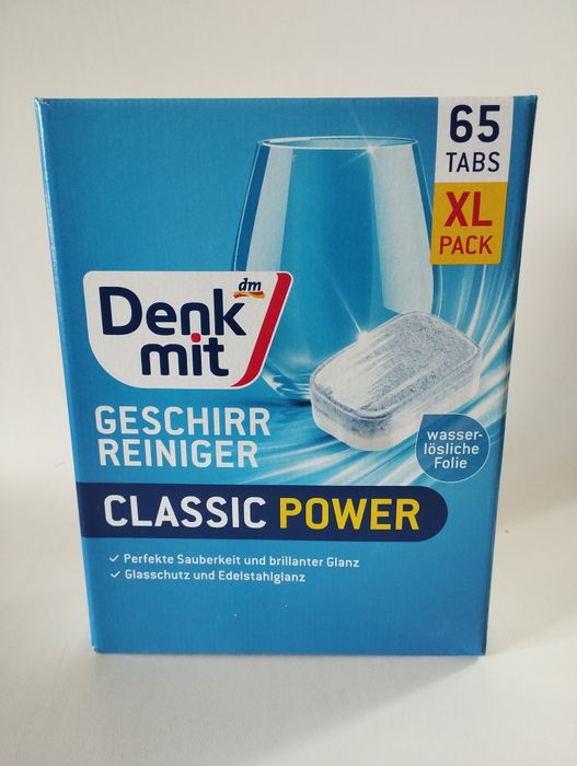 Denk mit tabletki do zmywarki 65 szt kapsułki classic power